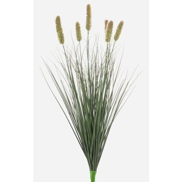 Artificial rabbit's tail grass ELSAWE, on a stake, panicles, green, 24"/60cm