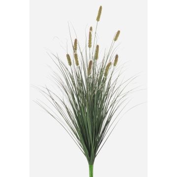Artificial rabbit's tail grass ELSAWE, stem, panicles, green, 35"/90cm