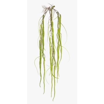 Artificial amaranth branch LISANDA with flowers, green, 5ft/150cm Artificial amaranth branch LISANDA with flowers, green, 5ft/150cm