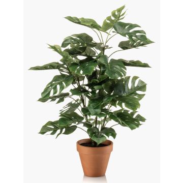 Artificial plant: Philodendron monstera deliciosa HINAGIKU in a terracotta pot, 26"/65cm Artificial plant: Philodendron monstera deliciosa HINAGIKU in a terracotta pot, 26"/65cm