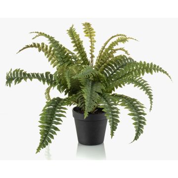 Artificial sword fern ALSAWO in a decorative pot, green, 18"/45cm Artificial sword fern ALSAWO in a decorative pot, green, 18"/45cm