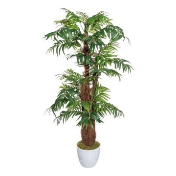 Plastic palm tree Areca JANLO in ceramic pot, 5ft/150cm Plastic palm tree Areca JANLO in ceramic pot, 5ft/150cm