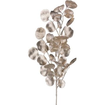 Artificial branch Eucalyptus DRAVEL, champagne, 30"/75cm Artificial branch Eucalyptus DRAVEL, champagne, 30"/75cm