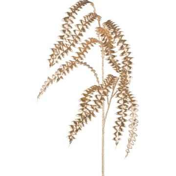 Artificial branch Grevillea TRINOL, gold, 33"/85cm