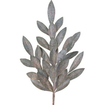Artificial branch Laurel BLERMO, grey-gold, 20"/50cm Artificial branch Laurel BLERMO, grey-gold, 20"/50cm