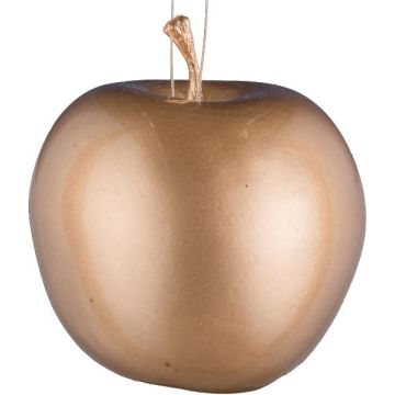 Decorative apple TUSKA, gold, 2.6"/6,5cm Decorative apple TUSKA, gold, 2.6"/6,5cm