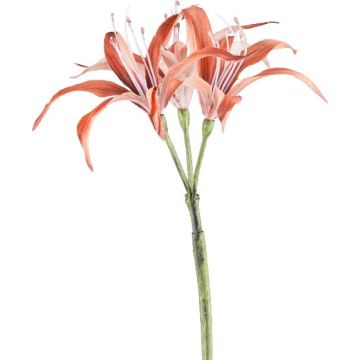Artificial flower Spider lily GRISTEN, cinnamon, 33"/85cm