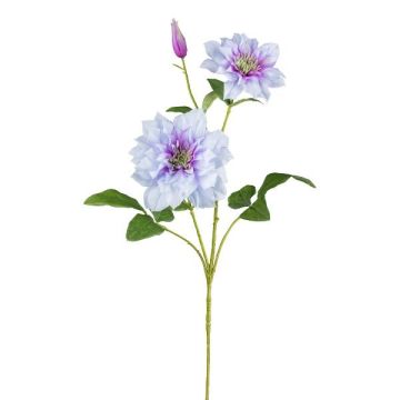Artificial flower branch Clematis ZOLME, lavender, 28"/70cm Artificial flower branch Clematis ZOLME, lavender, 28"/70cm