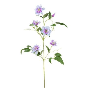 Artificial flower branch Clematis ZOLME, lavender, 4ft/110cm Artificial flower branch Clematis ZOLME, lavender, 4ft/110cm
