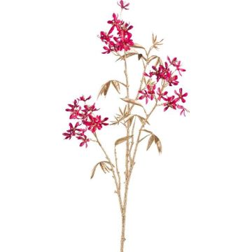 Decorative branch Flame tree KONEE with flowers, red-gold, 31"/80cm Decorative branch Flame tree KONEE with flowers, red-gold, 31"/80cm