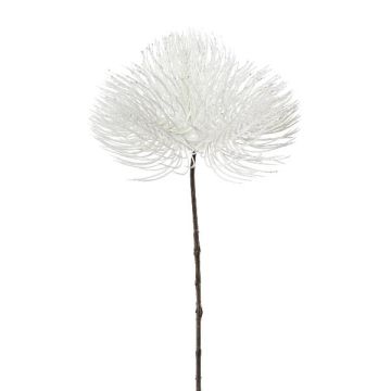 Decorative branch Parasol pine KLANTE, white, 20"/50cm Decorative branch Parasol pine KLANTE, white, 20"/50cm
