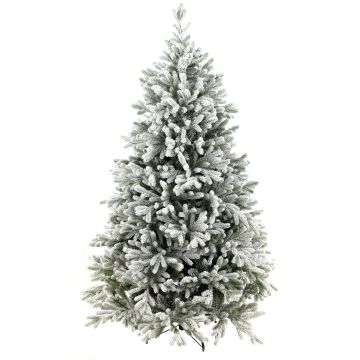 Plastic fir tree ALASKA SPEED, snow-covered, 7ft/210cm, Ø5ft/140cm