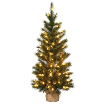 Artificial fir tree VENTURA, frosted, LEDs, 4ft/120cm, Ø26"/65cm Artificial fir tree VENTURA, frosted, LEDs, 4ft/120cm, Ø26"/65cm