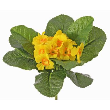 Fake primrose SUNDARA on spike, yellow, 8"/20cm, Ø1.6"/4cm Fake primrose SUNDARA on spike, yellow, 8"/20cm, Ø1.6"/4cm