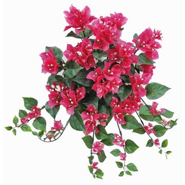 Artificial bougainvillea hanging plant JAMILAH on spike, crossdoor, fuchsia, 20"/50cm Artificial bougainvillea hanging plant JAMILAH on spike, crossdoor, fuchsia, 20"/50cm