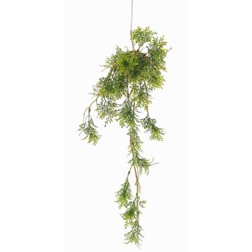 Artificial rosemary hanging plant IOANNIS on moss ball, green, 24"/60cm Artificial rosemary hanging plant IOANNIS on moss ball, green, 24"/60cm