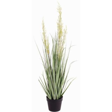 Artificial reed grass DAFINYA with panicles, green, 3ft/100cm Artificial reed grass DAFINYA with panicles, green, 3ft/100cm