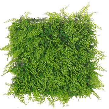 Artificial fern and cypress hedge / mat DIANTHA, crossdoor, 20"x20"/50x50cm