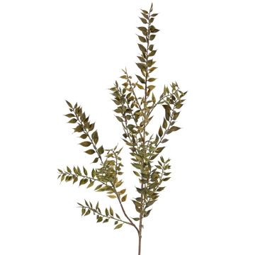 Artificial butcher's broom spray ELENIE, green, 3ft/95cm