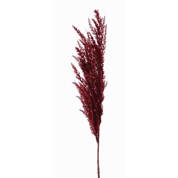 Artificial branch pampas grass panicle ERATO, burgundy, 3ft/100cm Artificial branch pampas grass panicle ERATO, burgundy, 3ft/100cm
