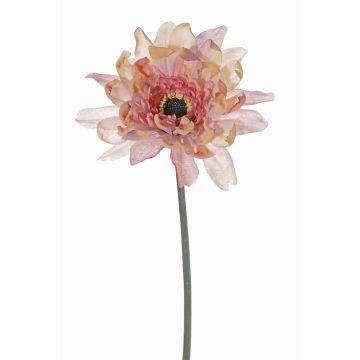 Artificial flower Gerbera PAMILLA, dusky pink, antique pink-cream, 26"/65cm, Ø4.7"/12cm Artificial flower Gerbera PAMILLA, dusky pink, antique pink-cream, 26"/65cm, Ø4.7"/12cm