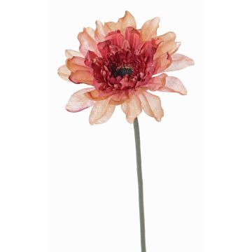 Artificial flower Gerbera PAMILLA, salmon-pink, 26"/65cm, Ø4.7"/12cm Artificial flower Gerbera PAMILLA, salmon-pink, 26"/65cm, Ø4.7"/12cm
