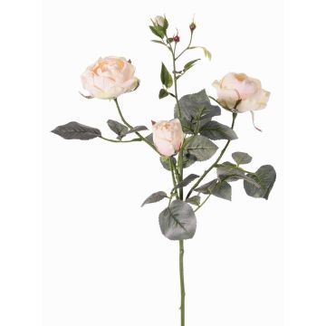 Fake rose spray DIAMANTIS, light pink, pale pink, 28"/70cm, Ø2"-3.1"/5-8cm Fake rose spray DIAMANTIS, light pink, pale pink, 28"/70cm, Ø2"-3.1"/5-8cm