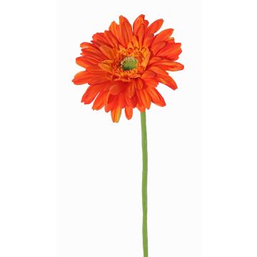 Synthetic gerbera HELLI, orange, 26"/65cm, Ø4.7"/12cm Synthetic gerbera HELLI, orange, 26"/65cm, Ø4.7"/12cm