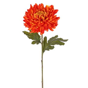 Fake chrysanthemum DELPHINA, orange, 26"/65cm, Ø5.5"/14cm Fake chrysanthemum DELPHINA, orange, 26"/65cm, Ø5.5"/14cm