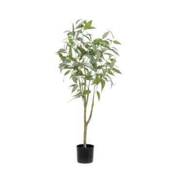 Artificial tree Eucalyptus ILONKA, artificial trunk, green, 4ft/115cm