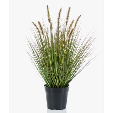 Fake pennisetum YWAIN with panicles, beige-green, 24"/60cm