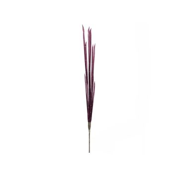 Artificial zebra grass STATILO on spike, crossdoor, violet, 4ft/135cm
