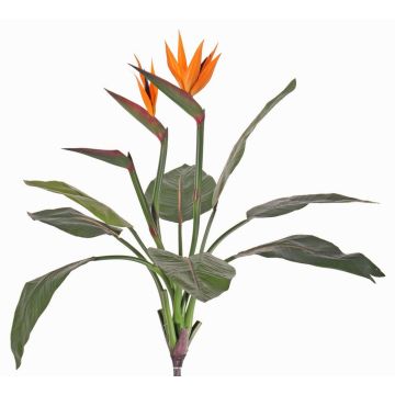 Artificial Strelitzia NUBIA on spike, orange-violet, 28"/70cm, 6.7"x9"/17x22cm Artificial Strelitzia NUBIA on spike, orange-violet, 28"/70cm, 6.7"x9"/17x22cm