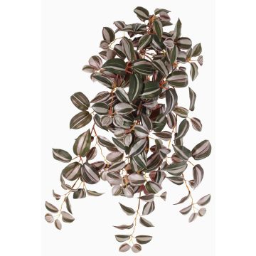 Artificial Tradescantia Zebrina KALANI, spike, flame retardant, green-white, 22"/55cm Artificial Tradescantia Zebrina KALANI, spike, flame retardant, green-white, 22"/55cm