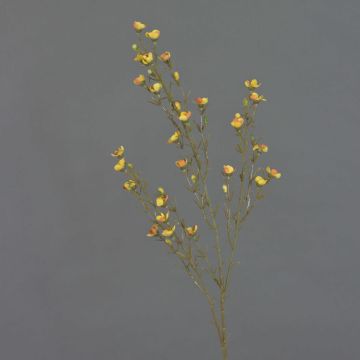 Artificial hoya carnosa NIANG, yellow-orange, 31"/80cm, Ø0.8"-1.2"/2-3cm