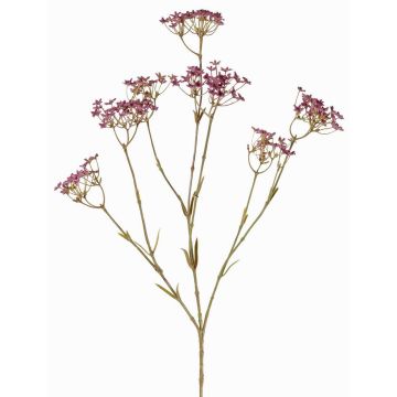 Artificial baby's breath IMALU, violet, purple, 28"/70cm, Ø0.8"-3.1"/2-8cm