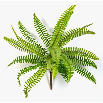Artificial Boston fern DANAO on spike, green, 12"/30cm, Ø16"/40cm