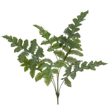 Artificial golden serpent fern EYMEN on stick, green, 26"/65 cm