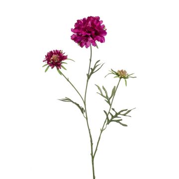 Artificial Scabiosa MARUA, violet, 31"/80 cm