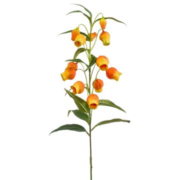 Artificial lantern lily NIZAR, orange, 3ft/100 cm