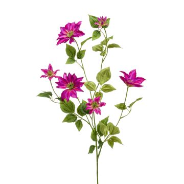 Artificial clematis HIKARI, fuchsia, 4ft/110cm, Ø2"-5.5"/5-14cm Artificial clematis HIKARI, fuchsia, 4ft/110cm, Ø2"-5.5"/5-14cm
