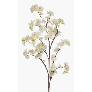 Artificial cherry blossom branch GIMA with flowers, cream-yellow, 4ft/120 cm Artificial cherry blossom branch GIMA with flowers, cream-yellow, 4ft/120 cm