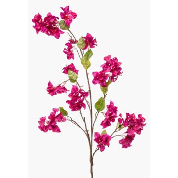 Faux Bougainvillea spray MIKKI with blossoms, fuchsia, 4ft/130 cm