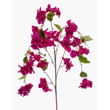 Faux Bougainvillea spray MIKKI with blossoms, fuchsia, 4ft/120 cm