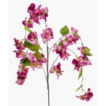 Faux Bougainvillea spray MIKKI with blossoms, purple, 4ft/120 cm
