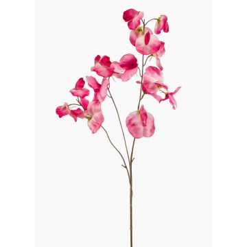 Artificial sweet pea KANZI, fuchsia, 30"/75 cm