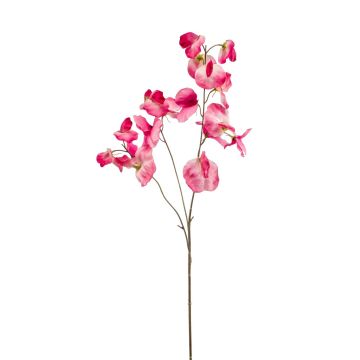 Artificial sweet pea KANZI, fuchsia, 30"/75 cm