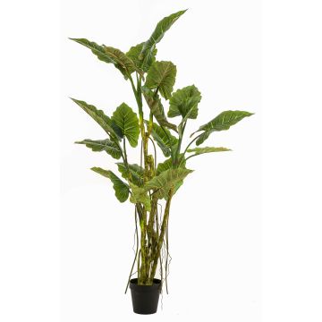 Artificial elephant ear KOKKO with lianas, green, 6ft/195 cm
