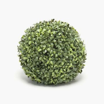 Artificial boxwood ball TOM, plastic grid, crossdoor, Ø11"/27cm