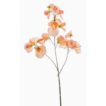 Artificial sweet pea KANZI, peach, 30"/75 cm